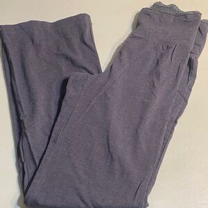 One Step Ahead Women's Heathered Plum Lounge Leggings